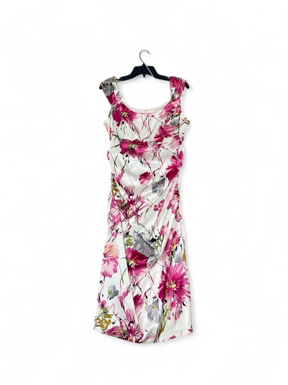 London Style Pink & white Floral Long Dress